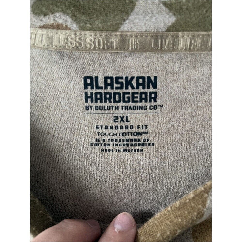 Alaskan Hardgear Men's XXL Duck Camo Short Sleeve Shirt - Picture 2 of 5